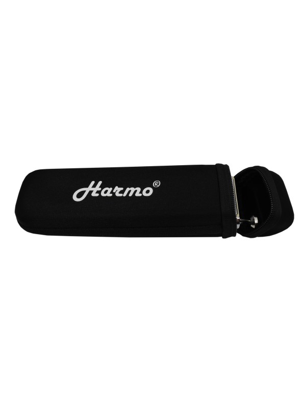 Harmonica case for 16 hole chromatic harmonica by Harmo – black zip pouch HARMO $29.90