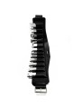 Harmonica belt holding 12 diatonic harmonicas from Hohner, Seydel, Suzuki, Harmo, Easttop, Dabbell, Hering, Lee Oskar