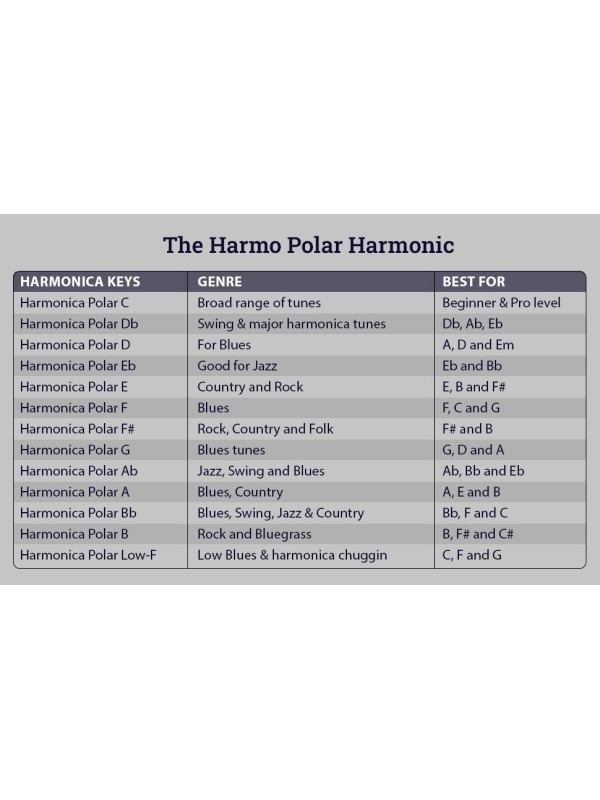 Harmo Angel 16 Chromatic Harmonica Key Of C - 16 Hole Mouth Organ