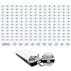 HARMO Harmonica 3D stickers - 3M high quality - 191 music key labels Hohner Diatonic Harmonicas  $19.99