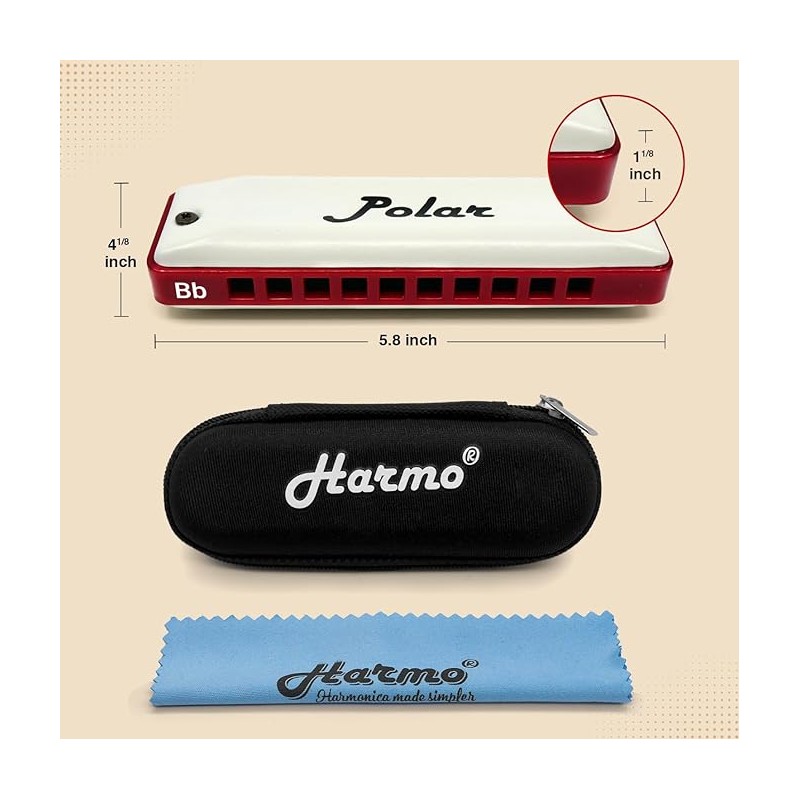 Harmo Polar natural minor tuning in stock harmonica