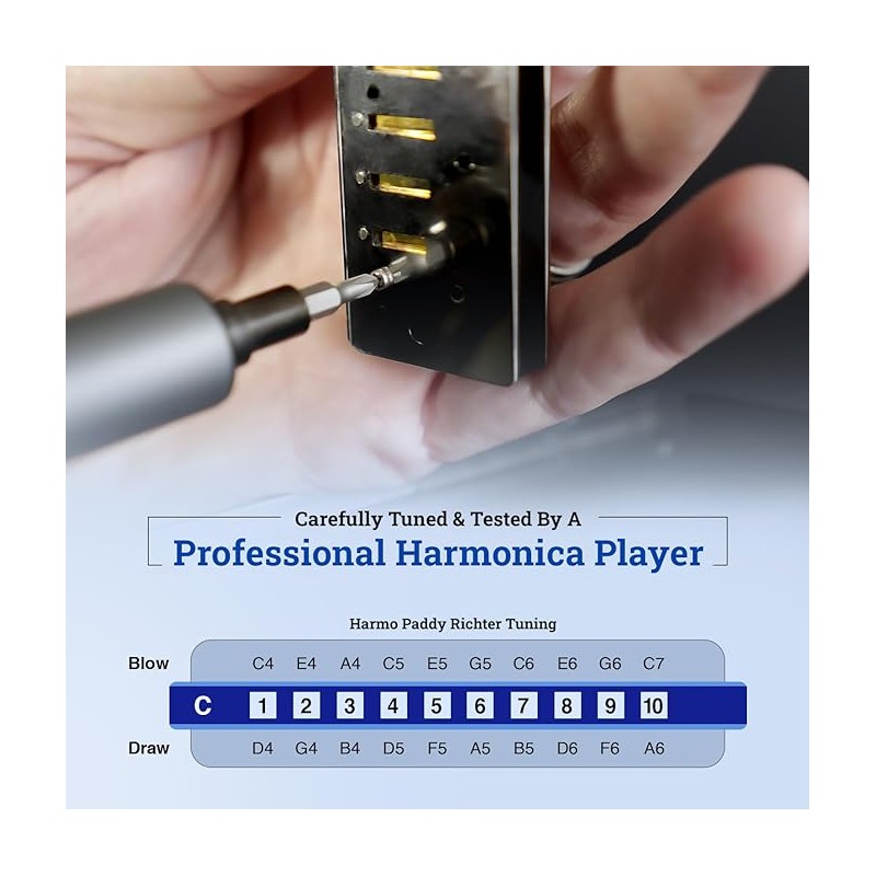 in stock paddy richter harmonica