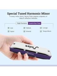 Harmo Polar harmonic minor tuning harmonica in all 12 keys