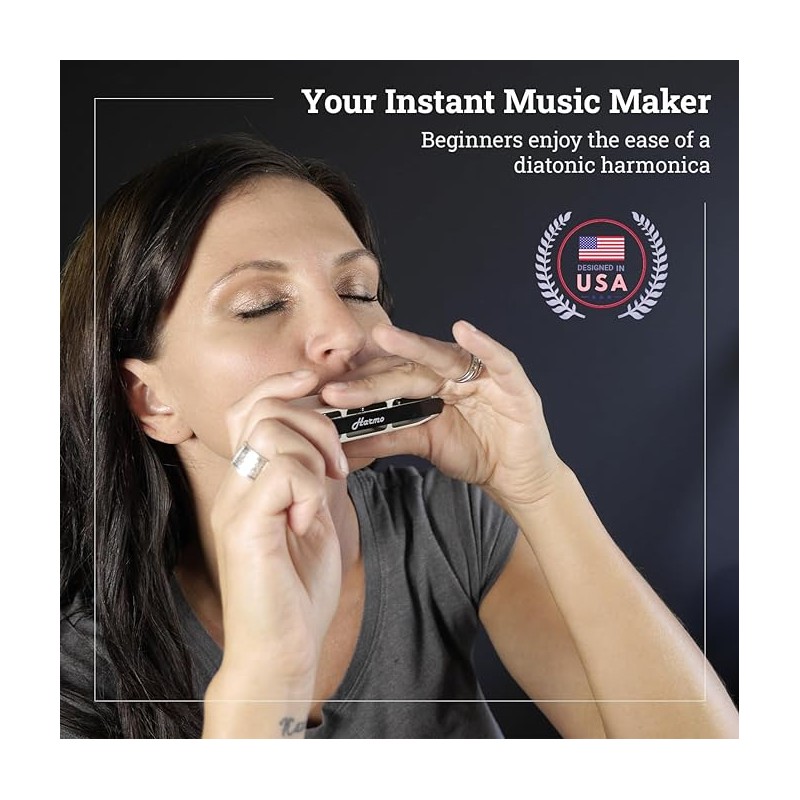 great light weight smooth harmonica