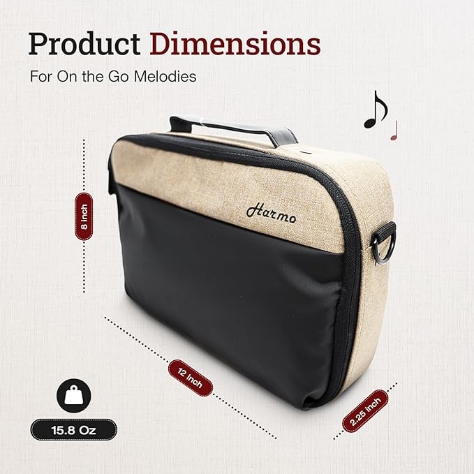 Pro case for diatonic harmonicas