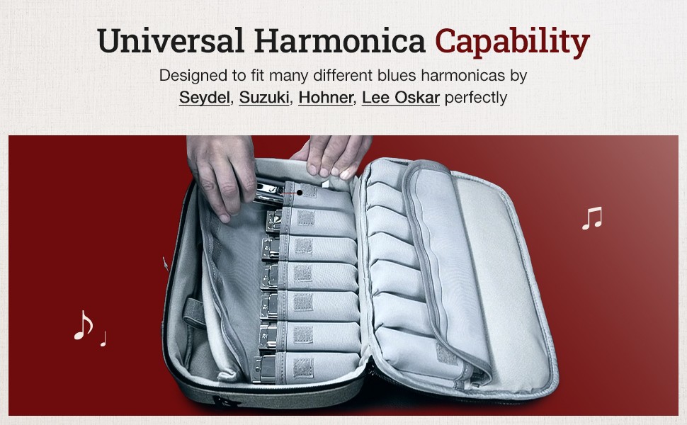 Harmo Pro Case for 14 harmonicas - Image 10
