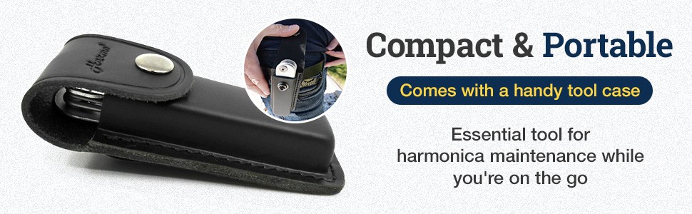 free shipping pocket tool for harmonicas designed in the us