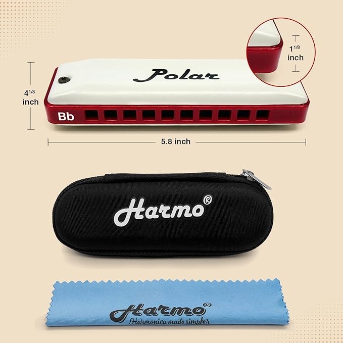 Harmo Polar natural minor tuning in stock harmonica