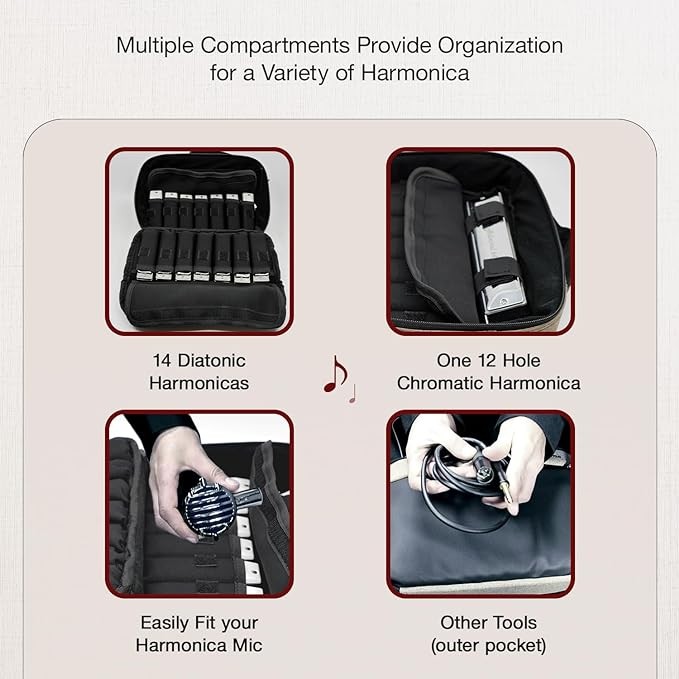 Harmo Pro Case for 14 harmonicas - Image 12